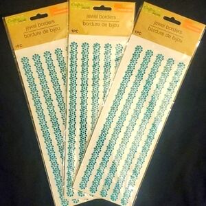 Crafter's Square Blue Jewel Borders